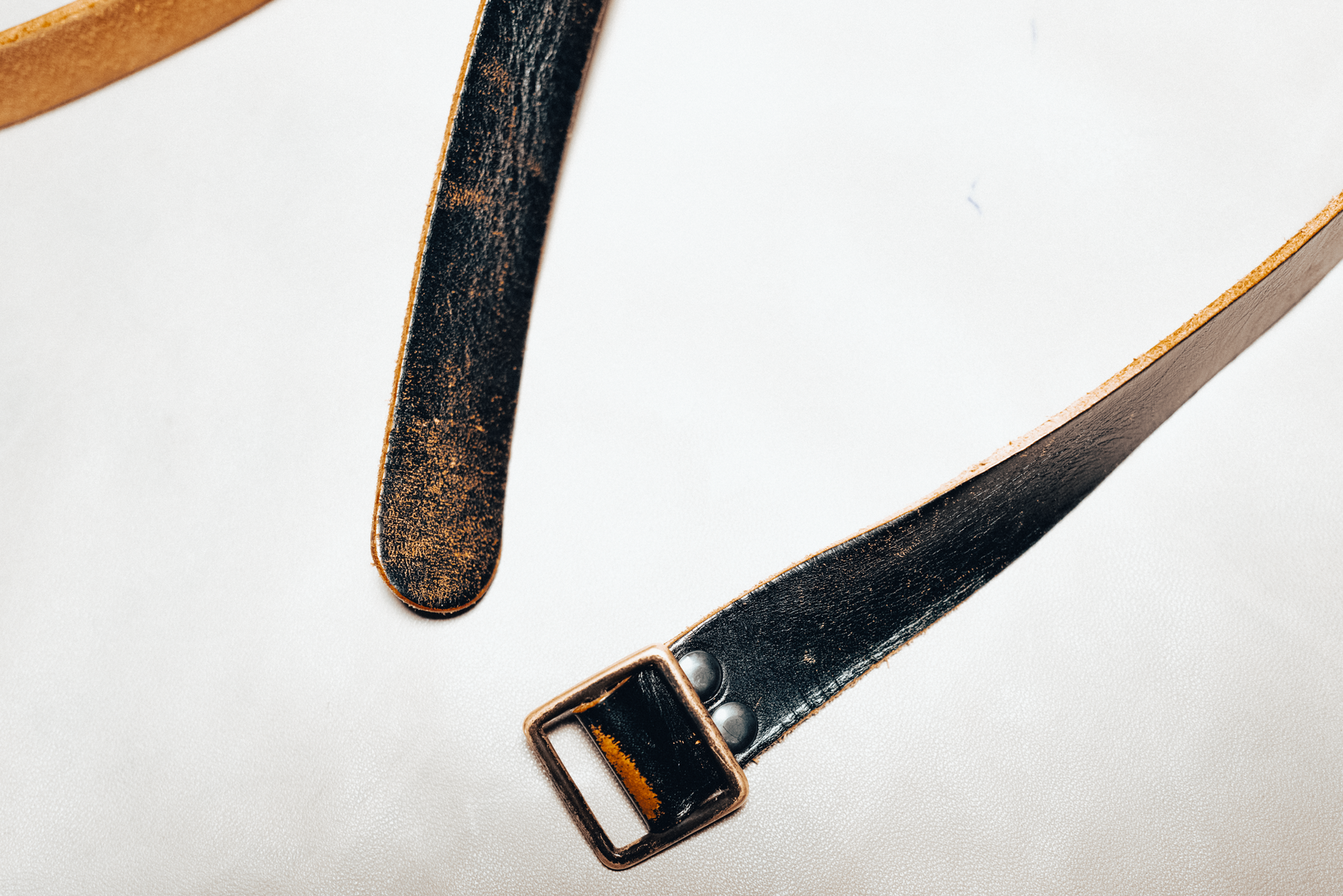 French Leather Belt