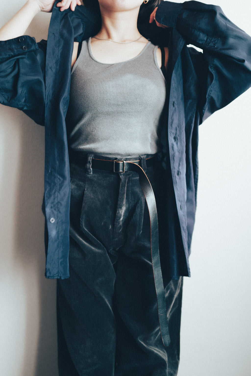French Leather Belt　